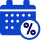 Annual percentage interest icon